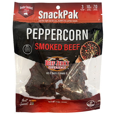 Smoked Peppercorn Beef Jerky SnackPak
