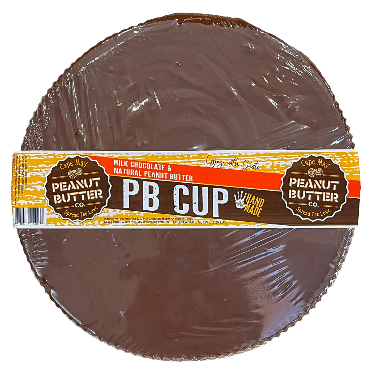 Milk Chocolate with Natural Peanut Butter Giant Peanut Butter Cup